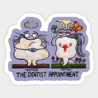 The Dentist Appointment Sticker